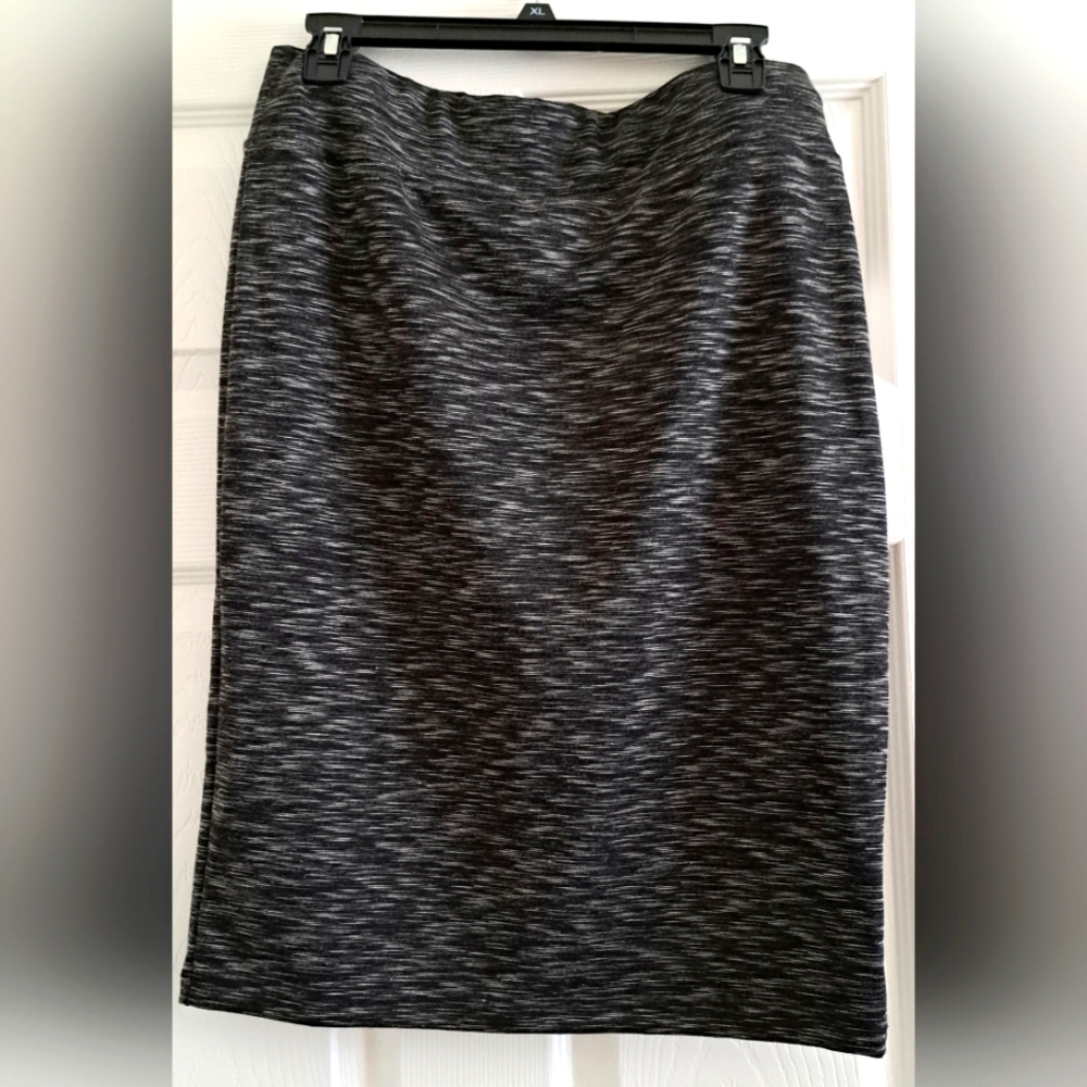 XL Joe B blk/white/gray pencil skirt